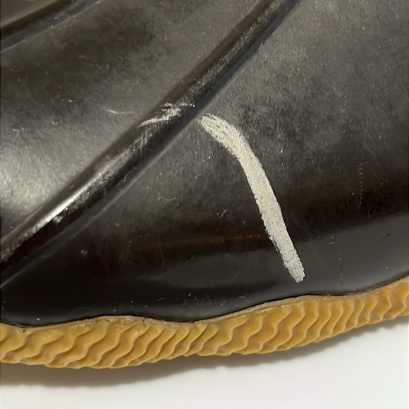 Sperry Women's Saltwater Duck Rubber Boots Size 9 Brown Black Top-Sider Rain - Picture 9 of 16